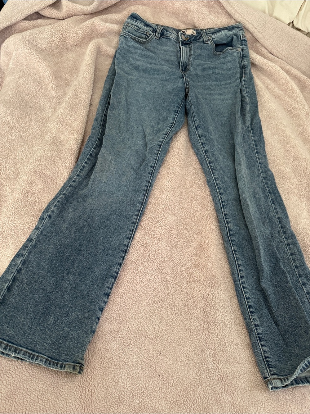 SO Blue Vintage Wash Flare Jeans